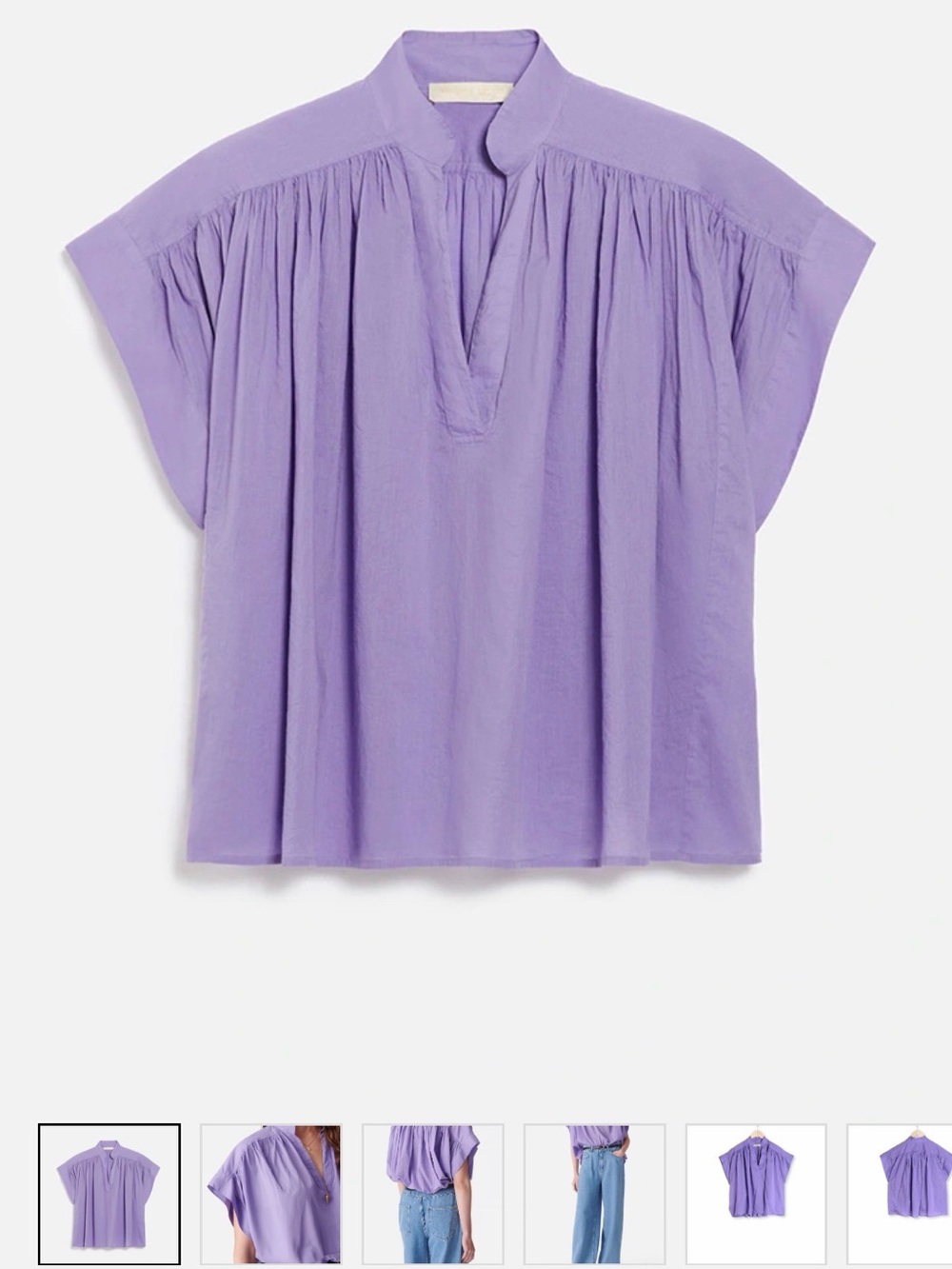 Vanessa Bruno cory top Short-Sleeve Tunic size xs/s